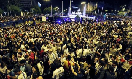 Celebración Campeonato de liga en Cibeles años anteriores.