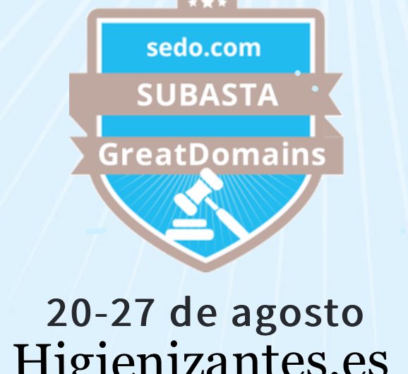 Higienizantes.es dominio premium en subasta greatdomains de sedo.com